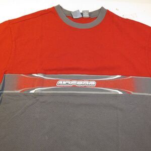 Mens Sz L Shirt NO FEAR VINTAGE 1990s 90's JERSEY T SHIRT Mens L Red & Gray